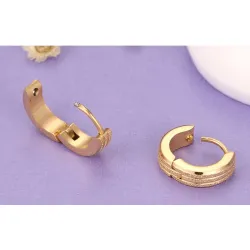 Round Gold Hoops EarringsOorbellen