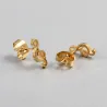 Boucles d'oreilles en marque d'or