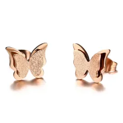 Petit papillon - boucles d'oreilles