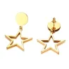 Gold Five-pointed Stars EarringsEarrings