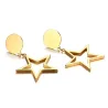 Gold Five-pointed Stars EarringsEarrings