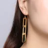 Triple Pin Long EarringsOorbellen