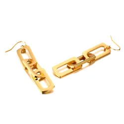 Triple Pin Long EarringsOorbellen