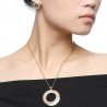 Rhinestone Gold Jewellery SetJewellery Sets