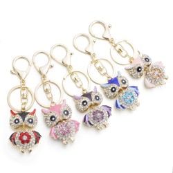 Porte-clés Crystal Owl