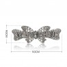 Bowknot Butterfly Crystal Gracious Hair clip Barrette Hairpin Accessories Hair Jewelry For Woman GirSieraden voor haar