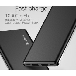 iPhone Xiaomi Mi Ultra Chargeur de batterie externe Slim Power Bank 10000 mAh