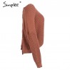 Rugloze gebreide trui - sweater pull overHoodies & Truien