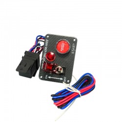 VR-QT312 Racing Car Electronics Un interrupteur Kit moteur de démarrage bouton de démarrage avec accessoires