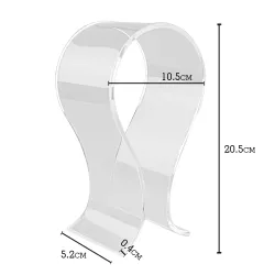 Universal Acrylic Headphone Headset Stand Hanger HolderOor- & hoofdtelefoons