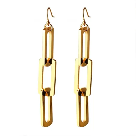 Triple Pin Long EarringsOorbellen