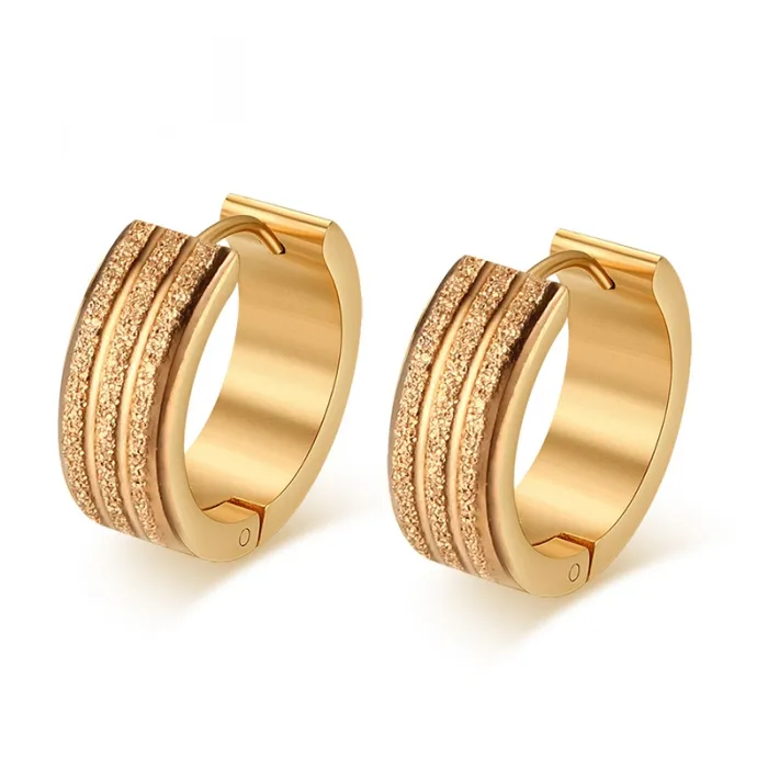 Round Gold Hoops EarringsOorbellen