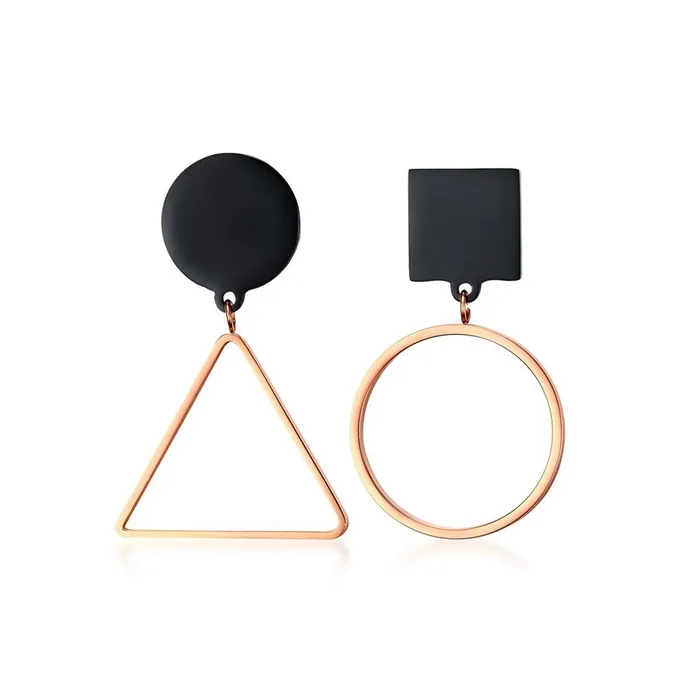 Asymmetrische geometrische oorknopjesOorbellen