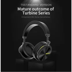Bluedio T / 5 Bluetooth Hoofdtelefoon Active Noise Cancelling Headset Met MicrofoonOor- & hoofdtelefoons