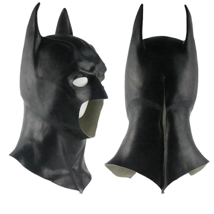 Halloween Plein visage Latex Batman Mask