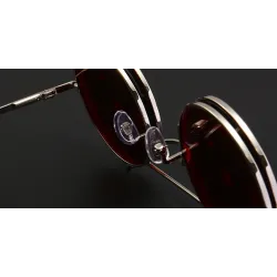 Steampunk Vintage Double Lens Lunettes de soleil Unisexe