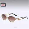Retro Steampunk Kleine Ronde Zonnebril Unisex UV400Zonnebrillen