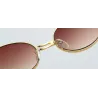 Retro Steampunk Kleine Ronde Zonnebril Unisex UV400Zonnebrillen
