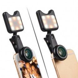 iPhone 3 en 1 caméra large Macro & Led Light Lens Kit