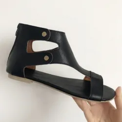 Leren Gladiator DamessandalenSandalen