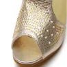 Elegant Shiny Sandals BootiesSandals