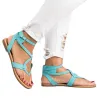 Sandales de gladiateurs plats pour femmes