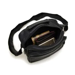 Cuir véritable - crossbody - sac à bandoulière