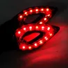 Imperméable Universal 12 LED Indicateurs de signal de rotation de moto Lumières 2pcs