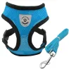 Puppy & dog breathable nylon mesh harness & leash setCollars & Leads