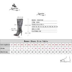 Bottes d'été Mid-Half Thin High Heels Pointed Toe Zipper