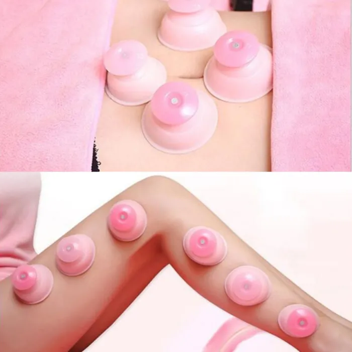 Coupe en silicone Aspirateur Massage Coupes d'aspiration 6 pcs