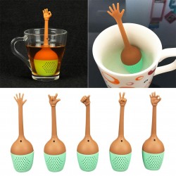 Infuser de thé en forme de gestes à la main - souche silicone