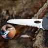 5 in 1 multifunctional tool with knife screwdriver aluminum climbing carabiner hookSurvival tools