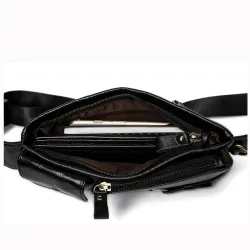 WESTAL Genuine Leather Waist Packs Fanny Pack Belt Bag Phone Pouch Bags Travel Waist Pack Male SmallTassen