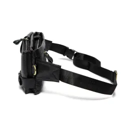 WESTAL Genuine Leather Waist Packs Fanny Pack Belt Bag Phone Pouch Bags Travel Waist Pack Male SmallTassen