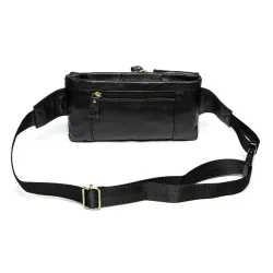 WESTAL Genuine Leather Waist Packs Fanny Pack Belt Bag Phone Pouch Bags Travel Waist Pack Male SmallTassen