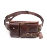 WESTAL Genuine Leather Waist Packs Fanny Pack Belt Bag Phone Pouch Bags Travel Waist Pack Male SmallTassen