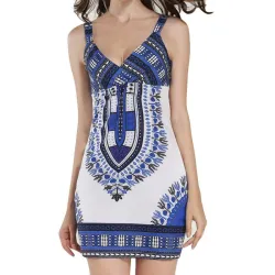 Ethnic style mini dressJurken