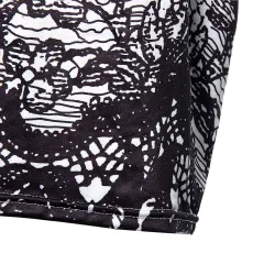 Elegant vintage floral print midi dressDresses