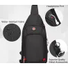 Waterproof nylon crossbody shoulder bagBags
