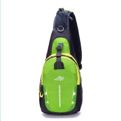Waterproof nylon chest shoulder bag backpack unisexTassen