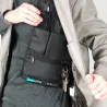 Sac à bandoulière caché antivol Nylon
