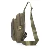 Waterproof nylon chest shoulder small bagTassen