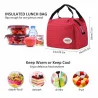 Portable thermal canvas lunch bagTassen