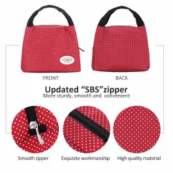 Portable thermal canvas lunch bagTassen
