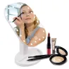 Vouwbare, instelbare LED-make-up touch-spiegelMake-Up
