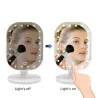 Vouwbare, instelbare LED-make-up touch-spiegelMake-Up
