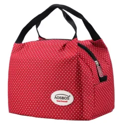 Portable thermal canvas lunch bagTassen