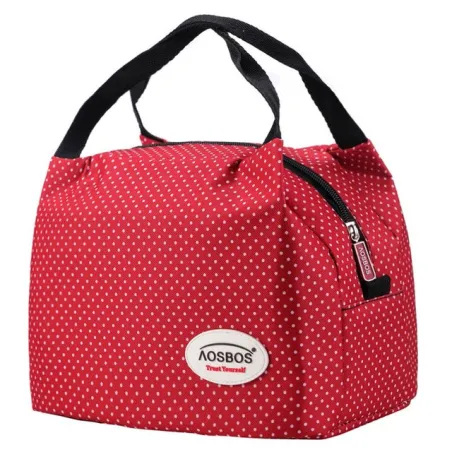 Portable thermal canvas lunch bagTassen