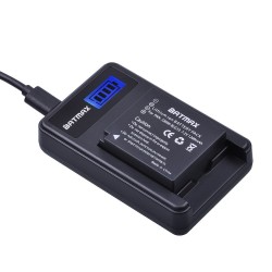 Chargeur USB LCD pour Panasonic DMW BLG10 BLE9 BP-DC15 BPDC15